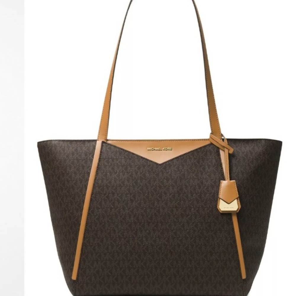 Mk logo medium tote